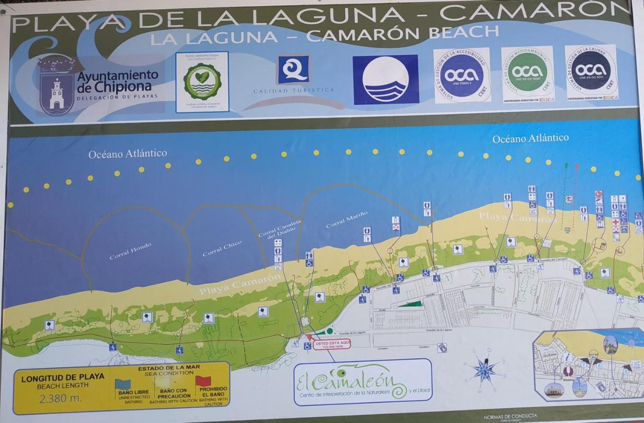 La Pavona 11 - 1ª Linea De Playa Chipiona Villa Kültér fotó